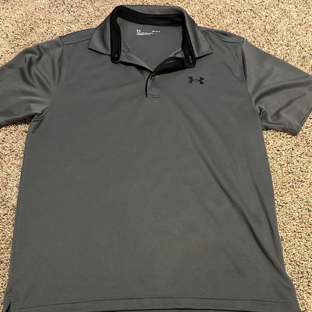 Under Armour Men's Charcoal Polo Shirt